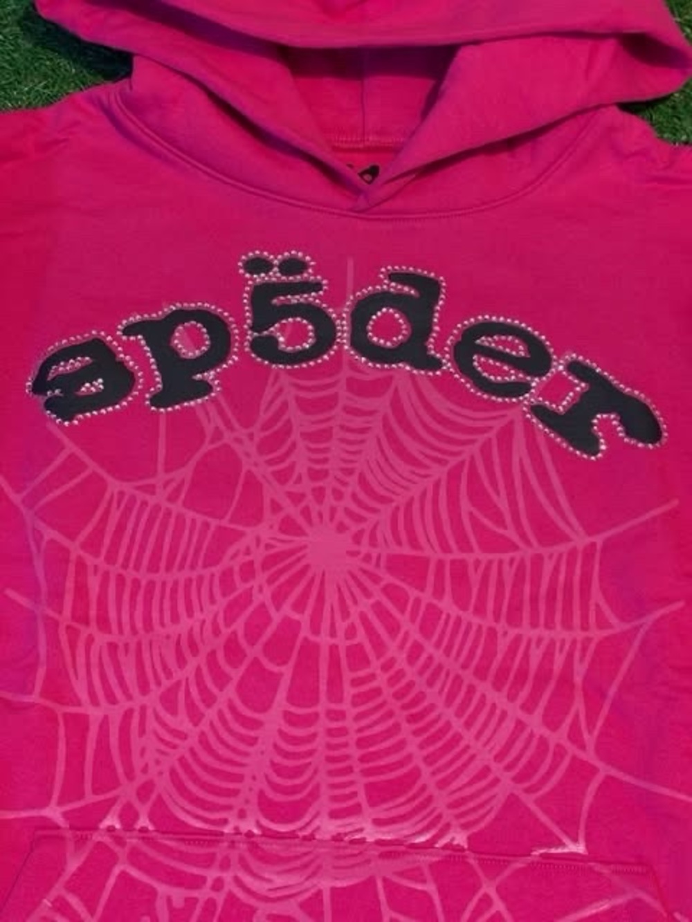 Pink Sp5der With Rhinestones - Picture 3 of 9